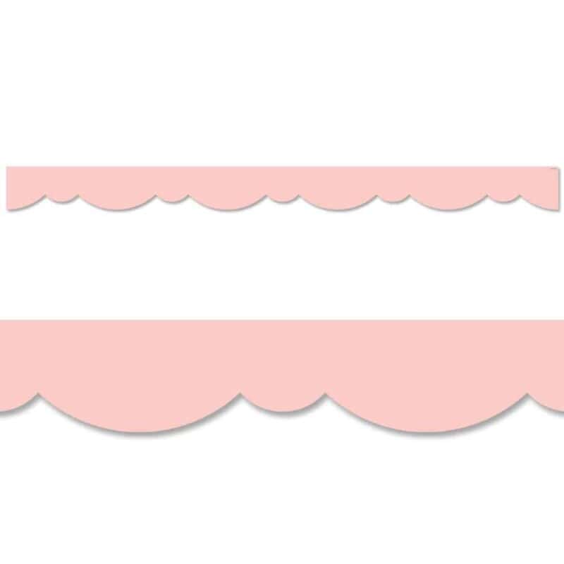 Blush stylish scallops border ctp-8568