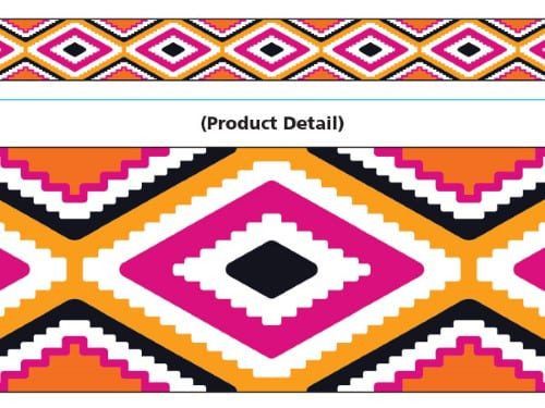 Aztec Orange Bolder Borders®