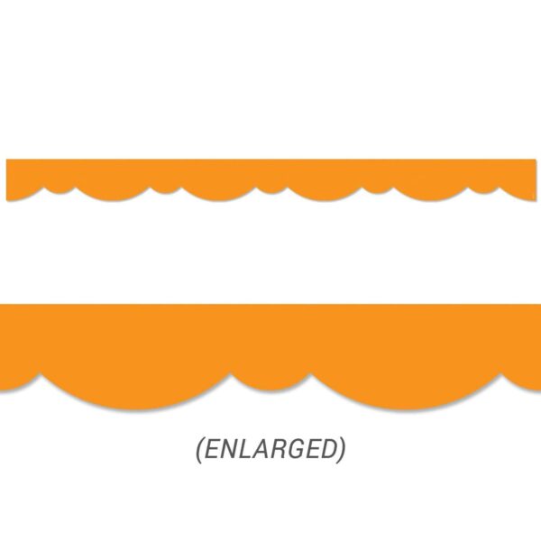 Orange Stylish Scallops Border CTP-10076