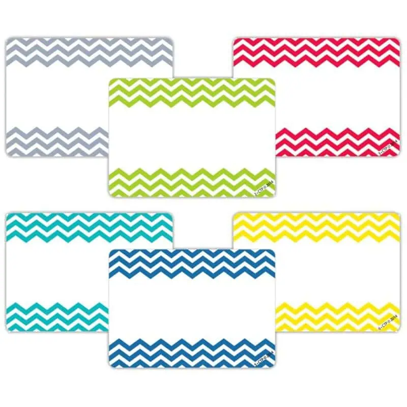 Chevron Solids Labels CTP-4549