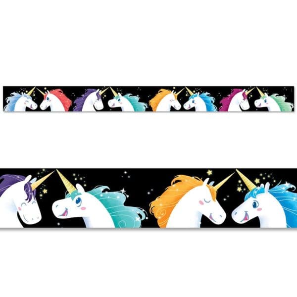 Mystical Magical Unicorns Border CTP-8671
