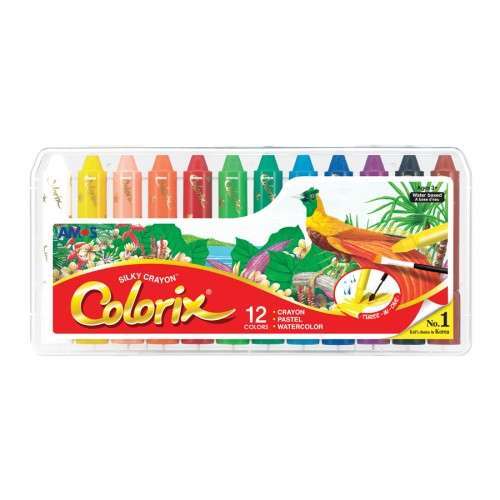 Amos Colorix Wax Crayons 4.7gr 12 colors