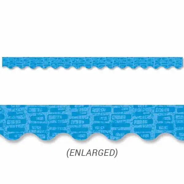 Mid-Century Mod Blue Blocks Border CTP-8413