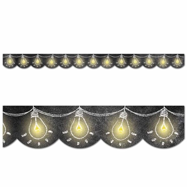 Chalk It Up! Lightbulbs Border CTP-0231