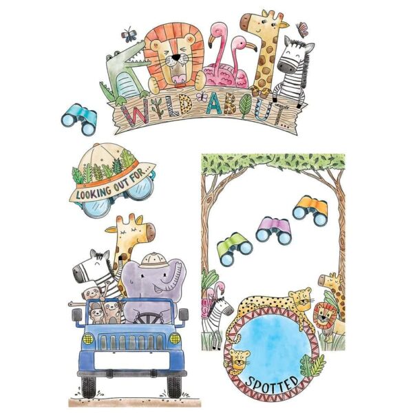 Safari Friends Wild About Bulletin Board CTP-3997
