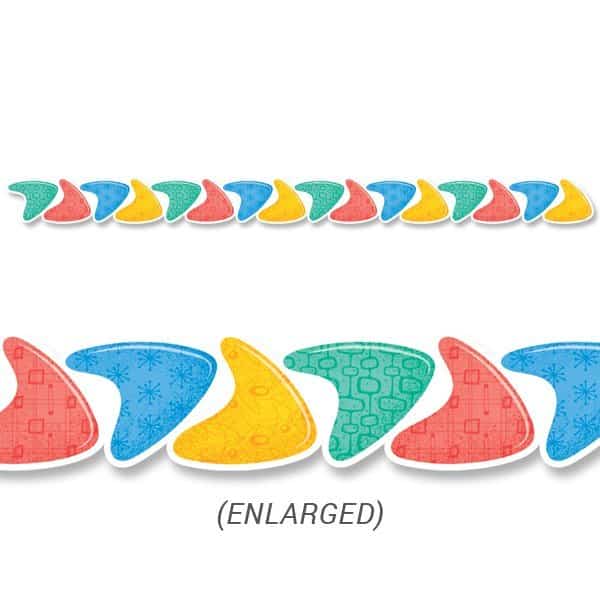Mid-Century Mod Retro Patterns Border CTP-8498
