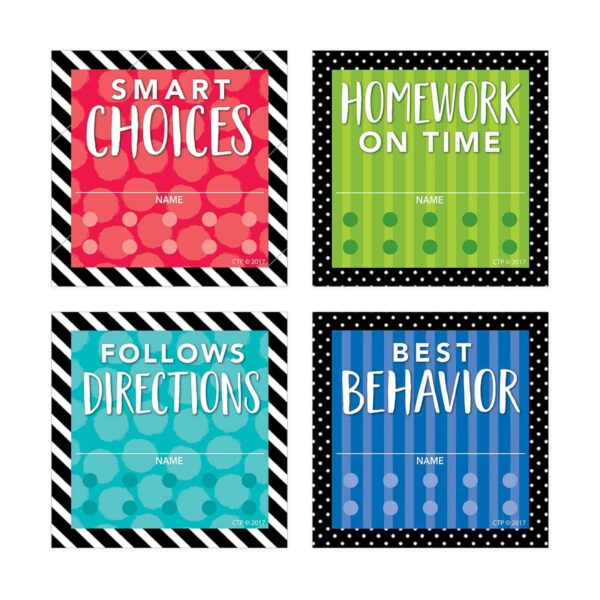 Bold and Bright Punch Cards Incentives CTP-8220