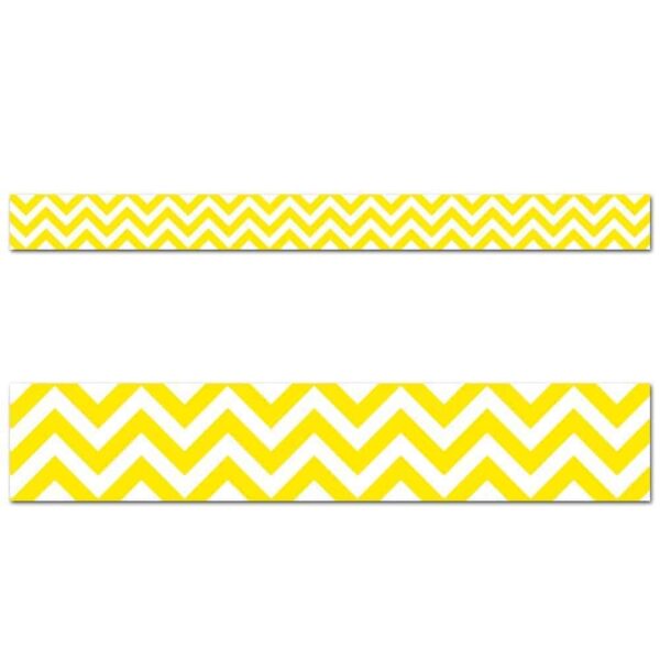 Yellow Chevron Border CTP-0175