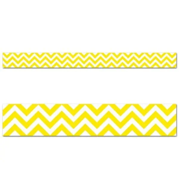 Yellow Chevron Border CTP-0175