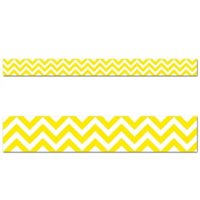 Yellow Chevron Border CTP-0175
