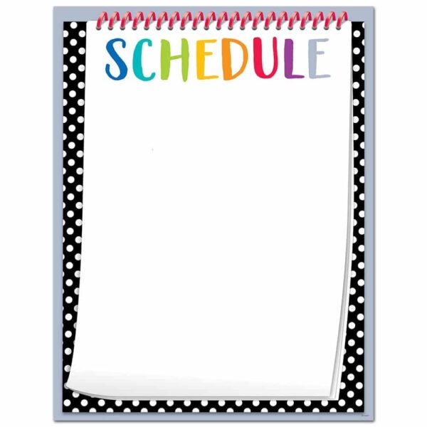 Bold & Bright Schedule Chart CTP-2849