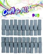 Peg  golden/silver, 20pcs