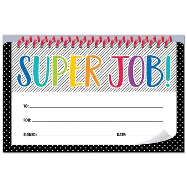 Bold & Bright Super Job! Award CTP-2516
