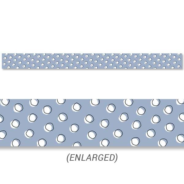 Doodle Dots on Gray Border CTP-8492