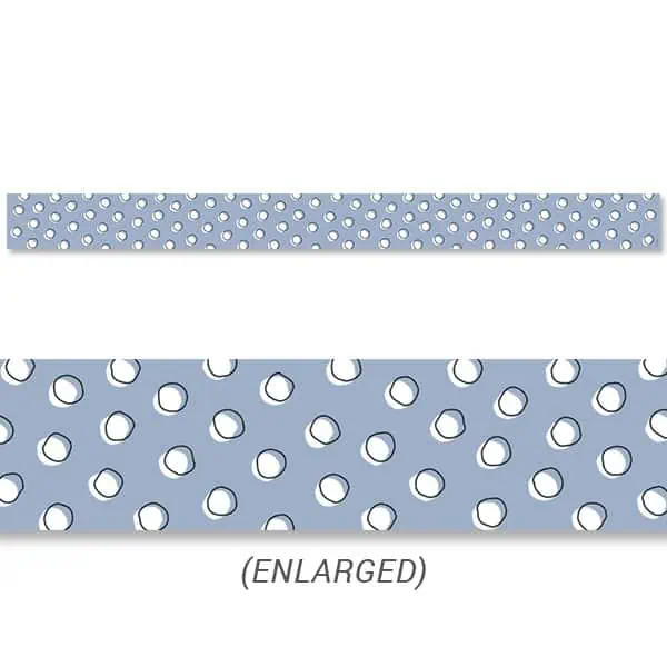 Doodle Dots on Gray Border CTP-8492