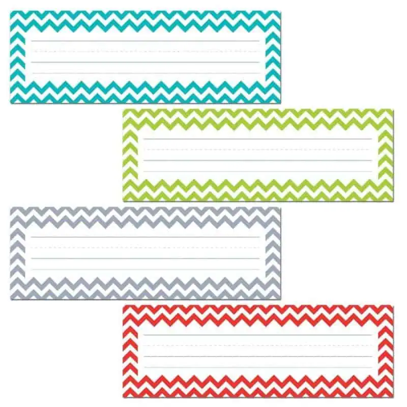 Chevron Solids Name Plates CTP-4517
