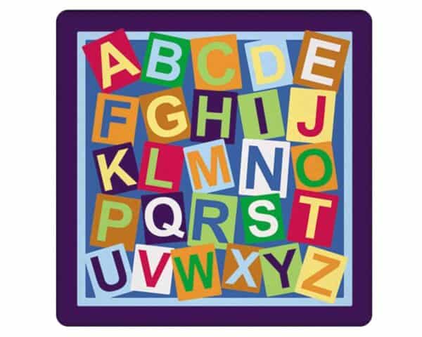 Deco Mat - Loop Print - Abc Upper Case HOK-22101