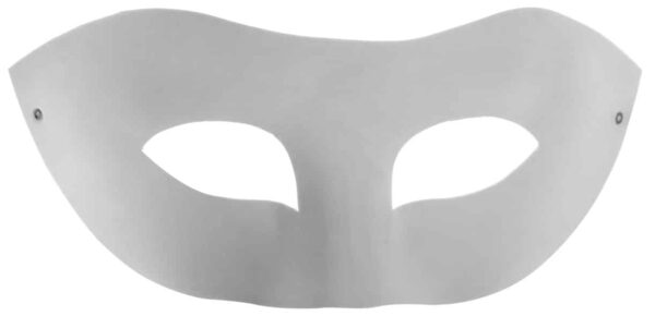 DIY Half half face Paper Paintable Masks 23X9CM