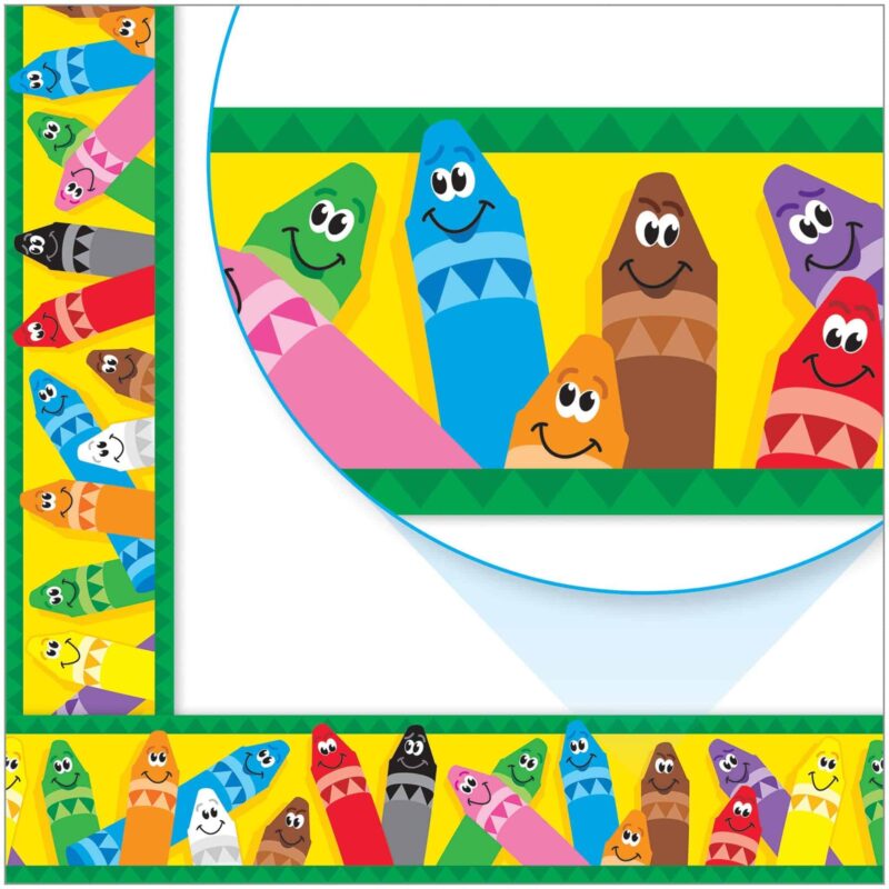 Colorful crayons bolder borders®