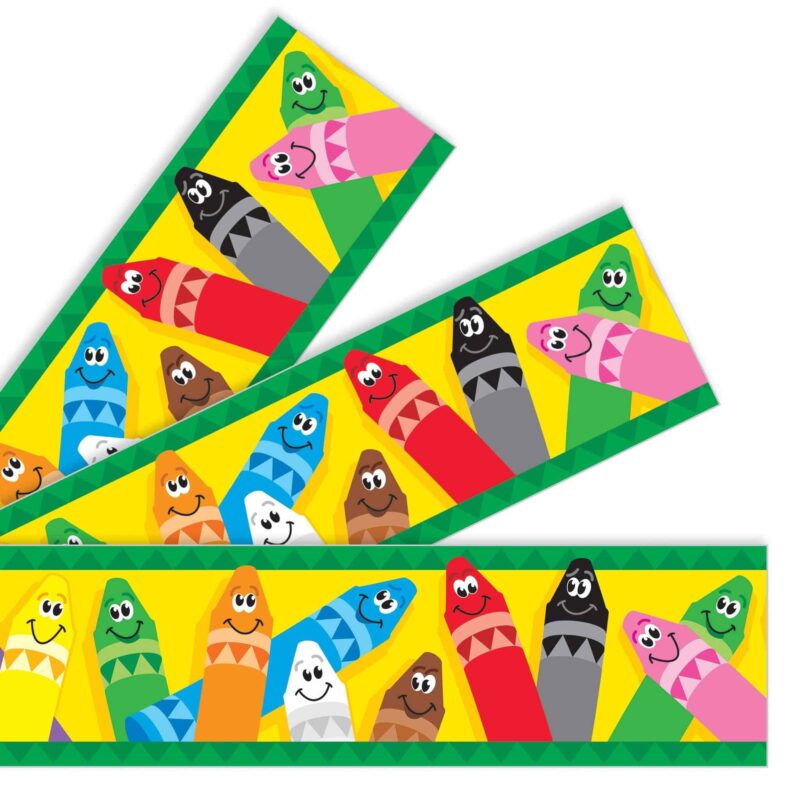 Colorful crayons bolder borders®