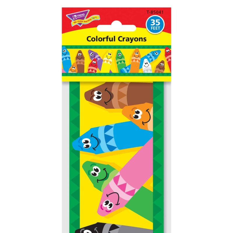 Colorful crayons bolder borders®