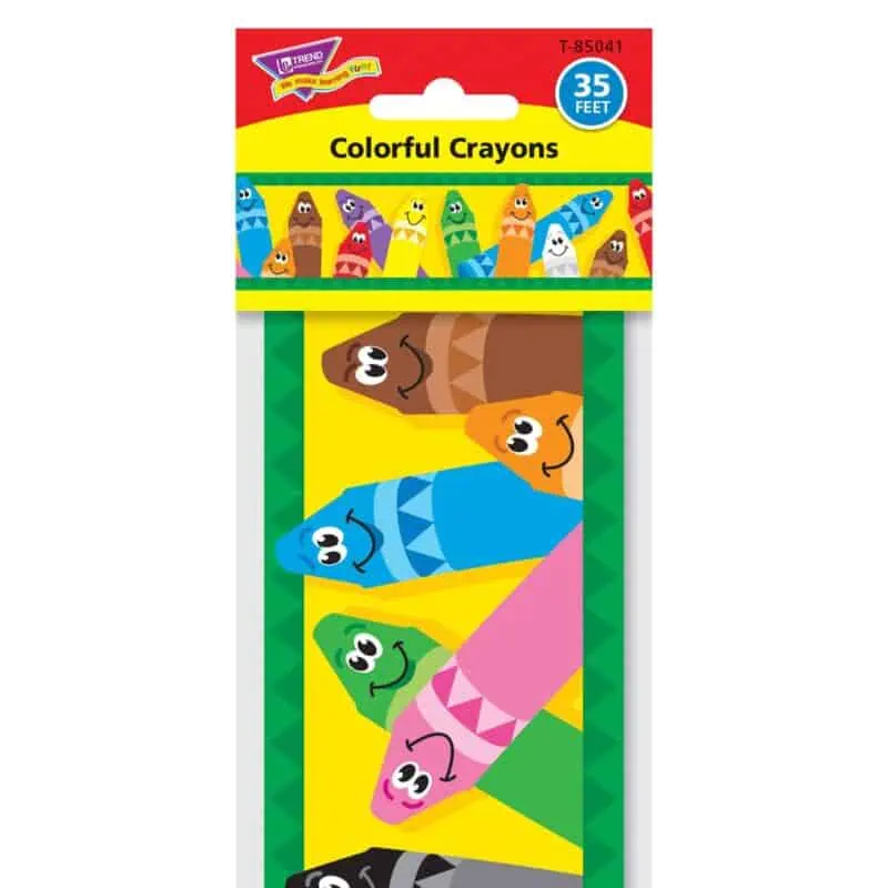 Colorful Crayons Bolder Borders®