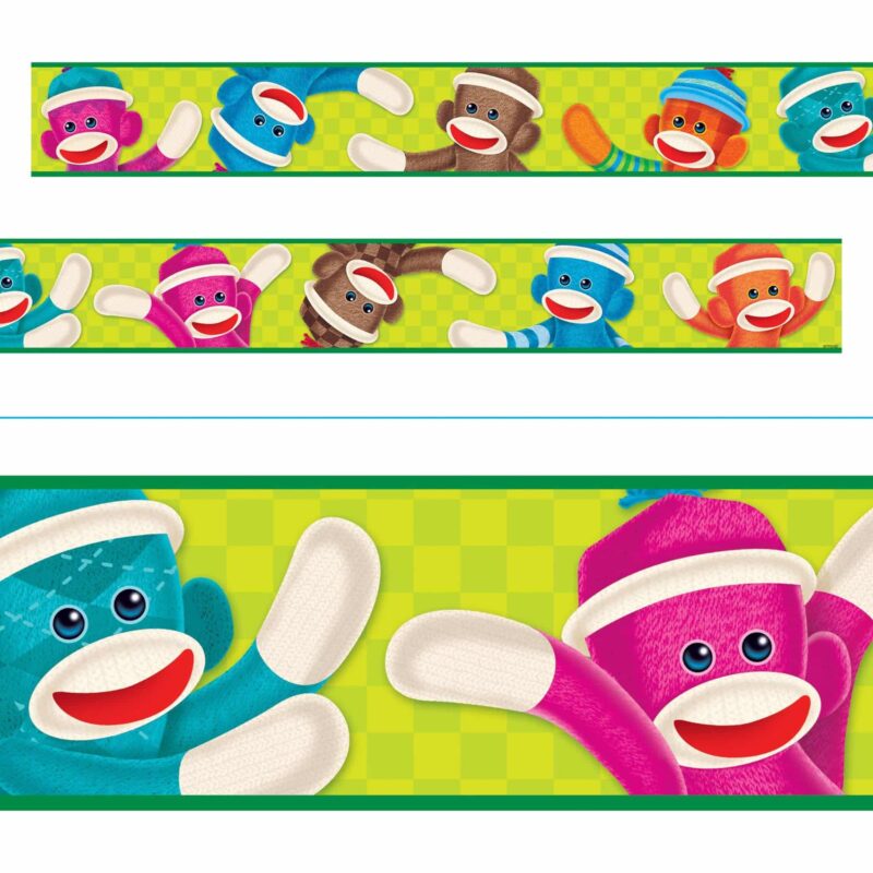 Sock monkeys bolder borders®