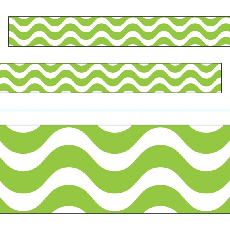 Wavy lime bolder borders®