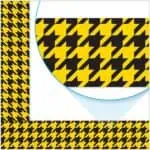 Houndstooth Yellow Bolder Borders®