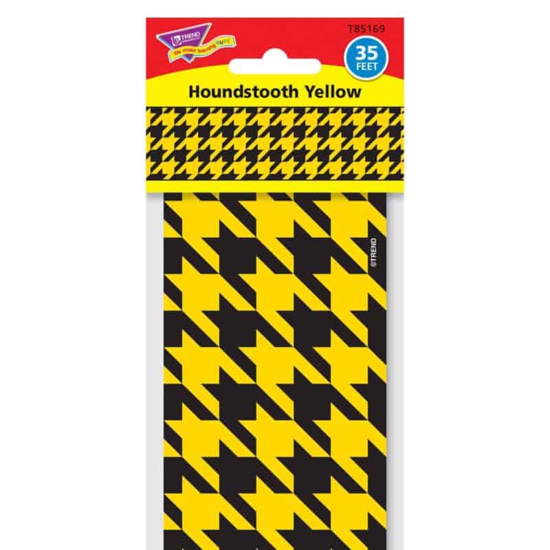 Houndstooth Yellow Bolder Borders®