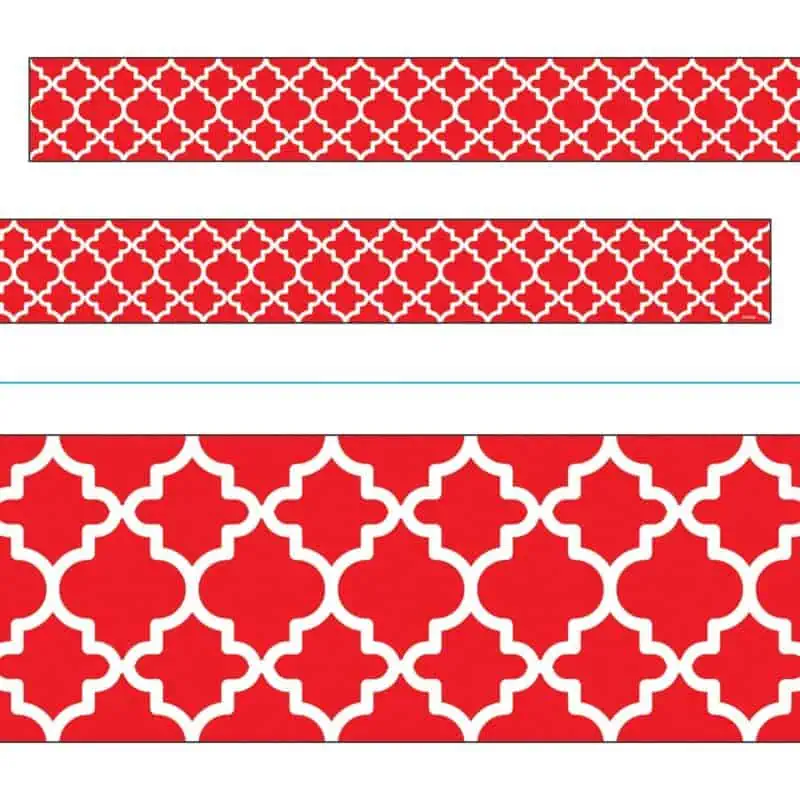 Moroccan Red Bolder Borders®
