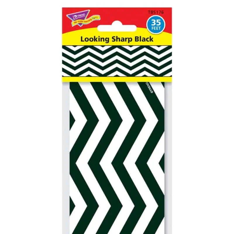 Looking Sharp Black Bolder Borders®