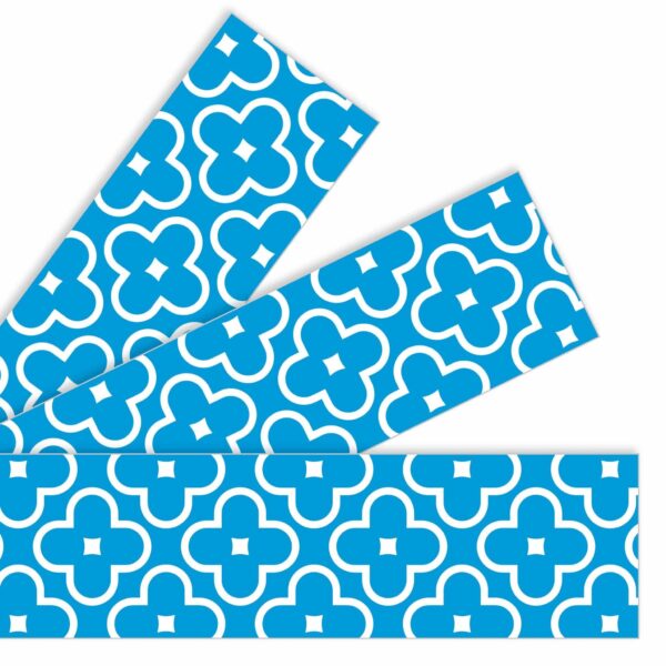 Floral Blue Bolder Borders®