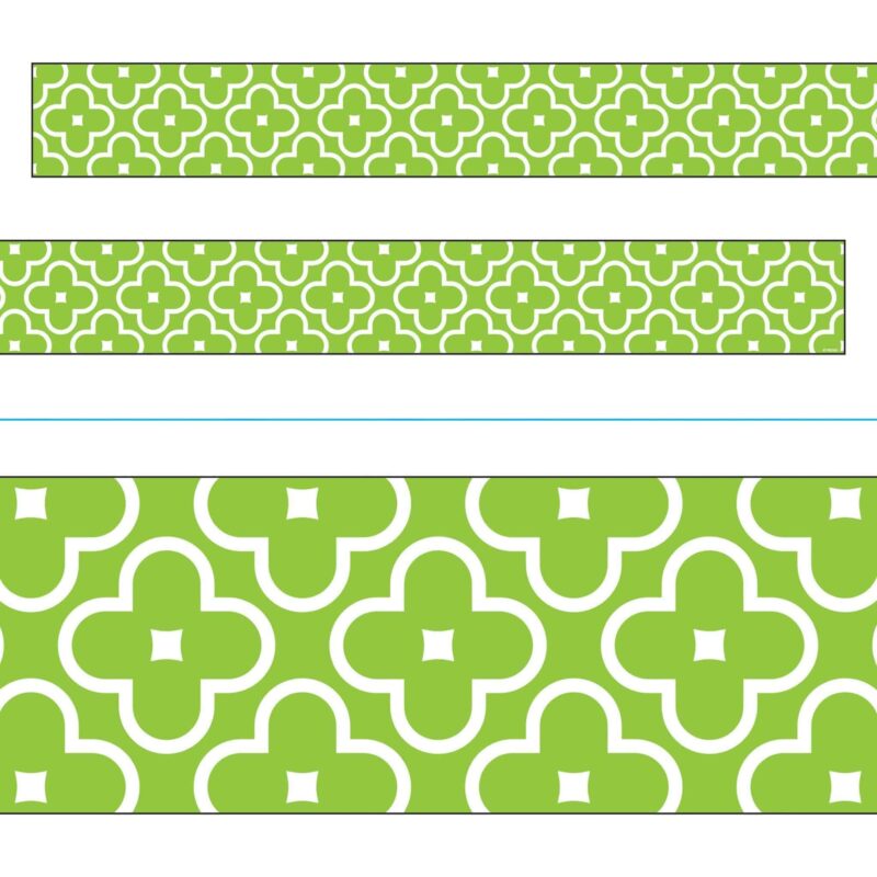 Floral lime bolder borders®