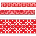 Floral Red Bolder Borders®