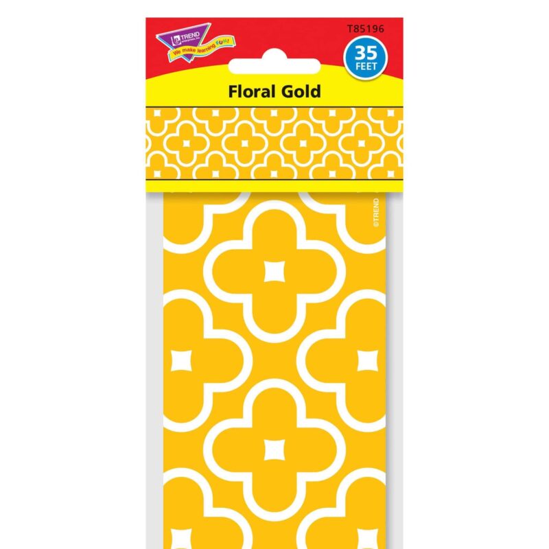 Floral gold bolder borders®
