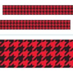 Houndstooth Red Bolder Borders®