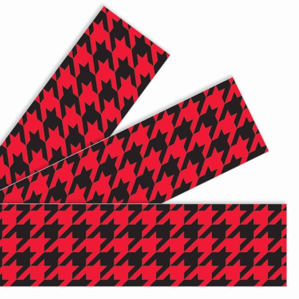 Houndstooth Red Bolder Borders®