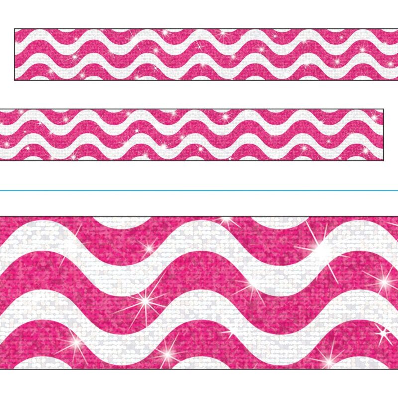 Wavy pink sparkle plus bolder borders®