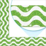 Wavy Lime Sparkle Plus Bolder Borders®