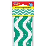 Wavy Teal Sparkle Plus Bolder Borders®