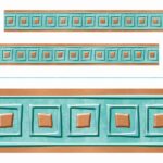 I ♥ Metal Copper Squares Bolder Borders®