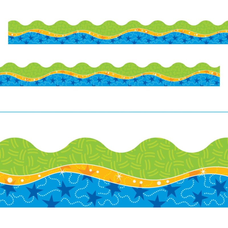 Blue pattern owl-stars! ® terrific trimmers®