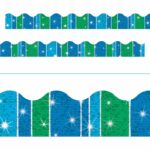 Stripe Cool Blue Sparkle Plus Terrific Trimmers®