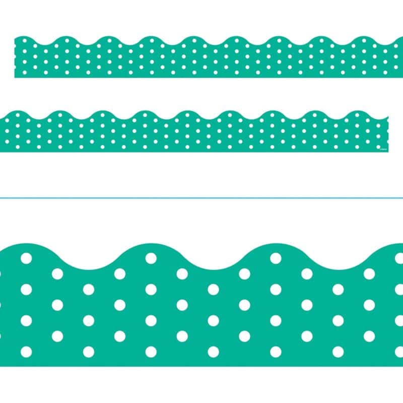 Polka Dots Teal Terrific Trimmers®
