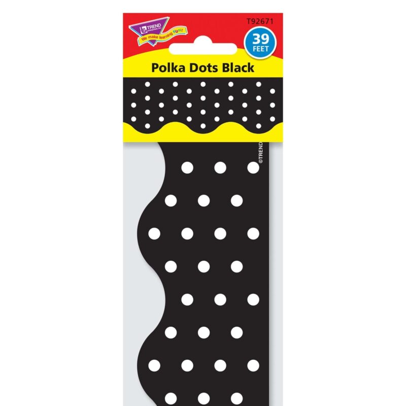 Polka dots black terrific trimmers®