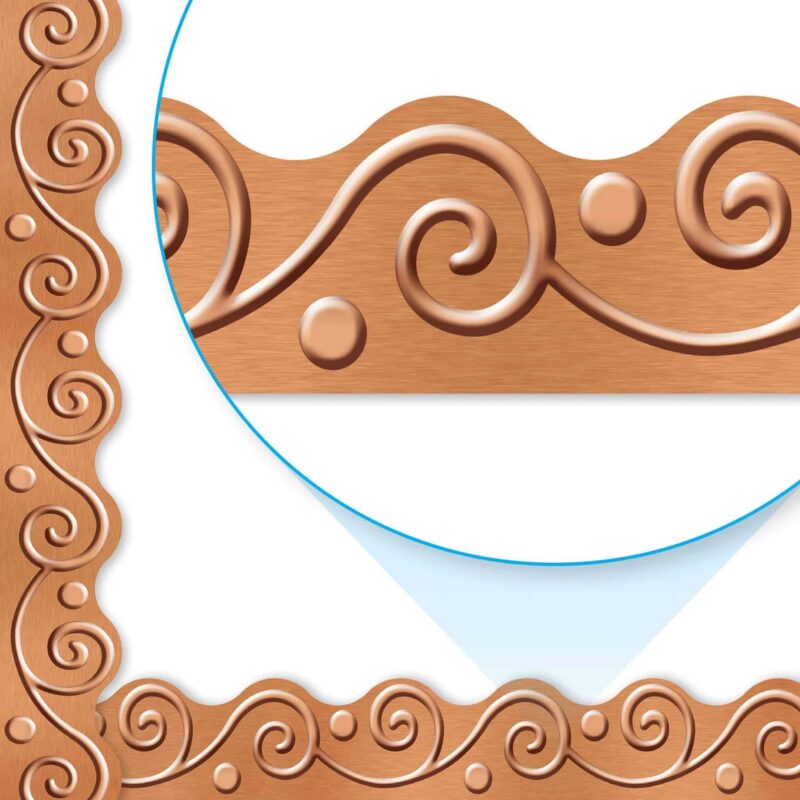 I ♥ metal copper scrolls terrific trimmers®