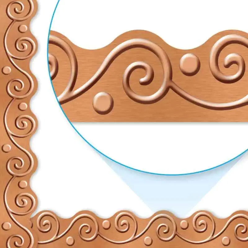 I ♥ Metal Copper Scrolls Terrific Trimmers®