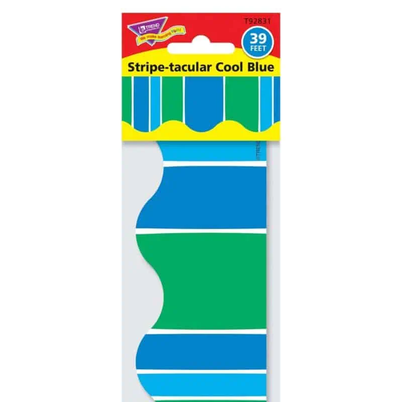 Stripe-tacular Cool Blue Terrific Trimmers®