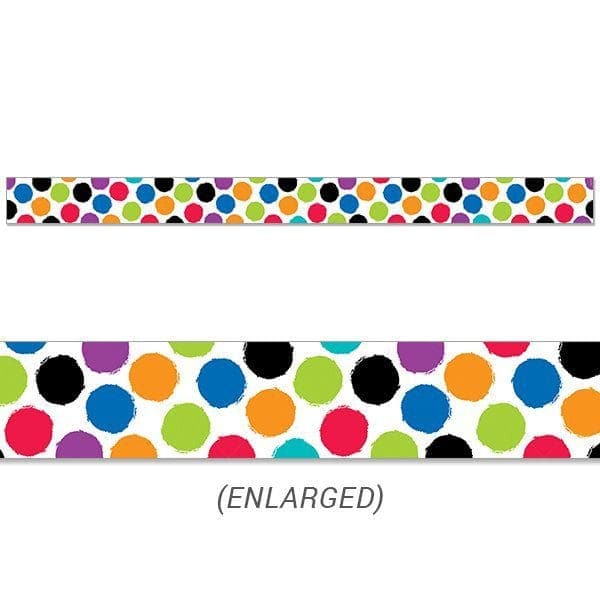 Bold & Bright Colorful Spots Border CTP-8342